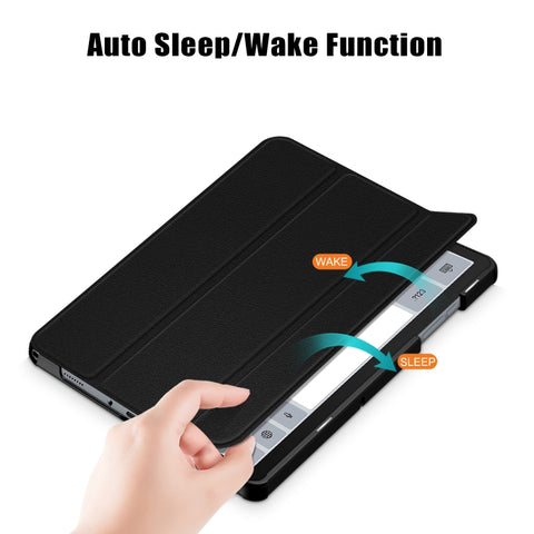 3-folding Leather Smart Tablet Case, For Samsung Galaxy Tab A9+/Tab A11+