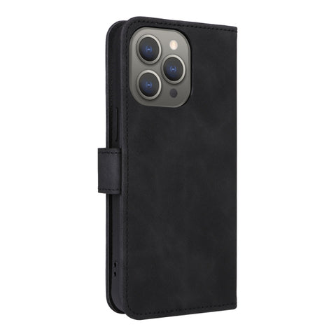 Skin Feel Magnetic Flip Leather Phone Case, For iPhone 15 Pro Max, For iPhone 15 Pro, For iPhone 15 Plus
