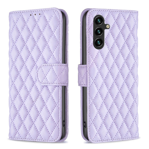 Diamond Lattice Wallet Flip Leather Phone Case, For Samsung Galaxy A05, For Samsung Galaxy A05s, For Samsung Galaxy M34 5G, For Samsung Galaxy M62/F62