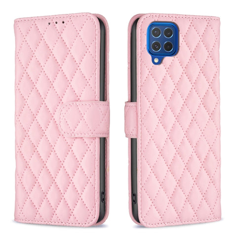 Diamond Lattice Wallet Flip Leather Phone Case, For Samsung Galaxy A05, For Samsung Galaxy A05s, For Samsung Galaxy M34 5G, For Samsung Galaxy M62/F62