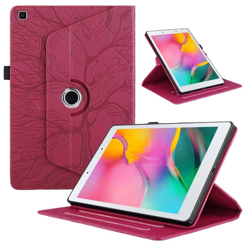 Tree Life Embossed Rotation Leather Tablet Case, For Samsung Galaxy Tab S11, For Samsung Galaxy Tab S11 Ultra, For Samsung Galaxy Tab S10 Ultra / S9 Ultra, For Samsung Galaxy Tab S10+ / S9+ / S8+, For Samsung Galaxy Tab S10 / S8 / S7                   ...