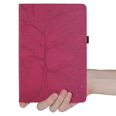 Tree Life Embossed Rotation Leather Tablet Case, For Samsung Galaxy Tab S11, For Samsung Galaxy Tab S11 Ultra, For Samsung Galaxy Tab S10 Ultra / S9 Ultra, For Samsung Galaxy Tab S10+ / S9+ / S8+, For Samsung Galaxy Tab S10 / S8 / S7                   ...