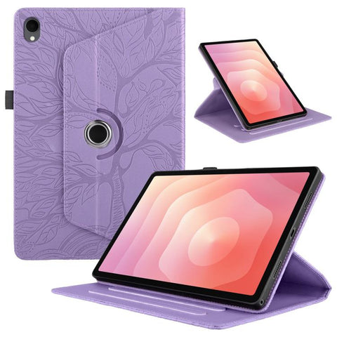 Tree Life Embossed Rotation Leather Tablet Case, For Samsung Galaxy Tab S11, For Samsung Galaxy Tab S11 Ultra, For Samsung Galaxy Tab S10 Ultra / S9 Ultra, For Samsung Galaxy Tab S10+ / S9+ / S8+, For Samsung Galaxy Tab S10 / S8 / S7                   ...