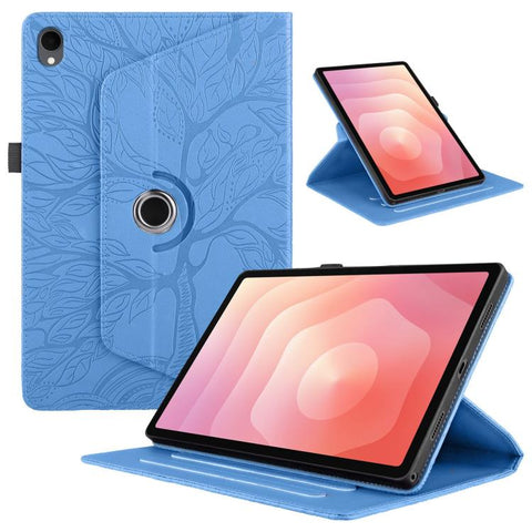 Tree Life Embossed Rotation Leather Tablet Case, For Samsung Galaxy Tab S11, For Samsung Galaxy Tab S11 Ultra, For Samsung Galaxy Tab S10 Ultra / S9 Ultra, For Samsung Galaxy Tab S10+ / S9+ / S8+, For Samsung Galaxy Tab S10 / S8 / S7                   ...