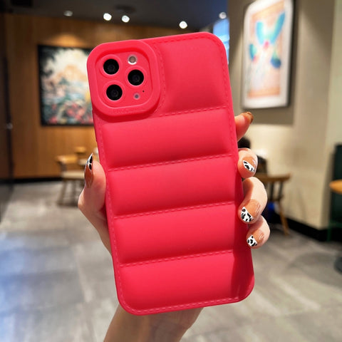 Eiderdown Airbag Frosted TPU Phone Case, For iPhone 12 Pro, For iPhone 11 Pro Max, For iPhone 11, For iPhone 11 Pro, For iPhone XS / X, For iPhone XR, For iPhone XS Max, For iPhone 8 Plus / 7 Plus