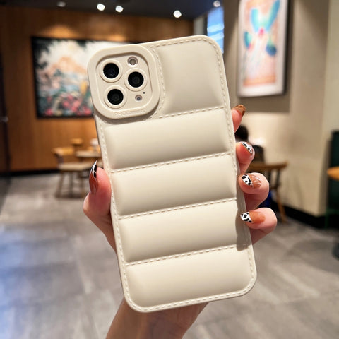 Eiderdown Airbag Frosted TPU Phone Case, For iPhone 12 Pro, For iPhone 11 Pro Max, For iPhone 11, For iPhone 11 Pro, For iPhone XS / X, For iPhone XR, For iPhone XS Max, For iPhone 8 Plus / 7 Plus