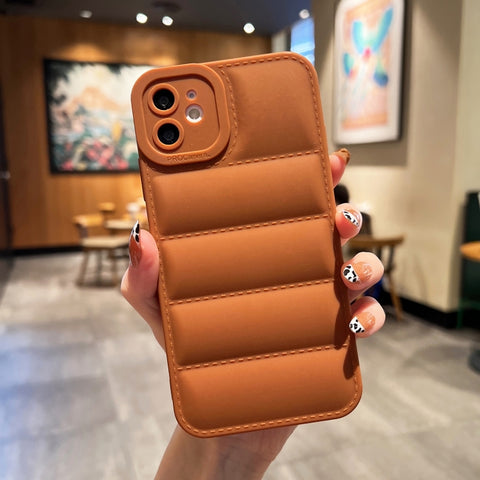 Eiderdown Airbag Frosted TPU Phone Case, For iPhone 12 Pro, For iPhone 11 Pro Max, For iPhone 11, For iPhone 11 Pro, For iPhone XS / X, For iPhone XR, For iPhone XS Max, For iPhone 8 Plus / 7 Plus