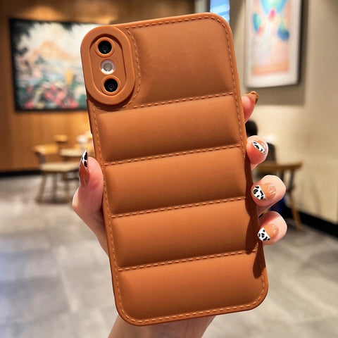 Eiderdown Airbag Frosted TPU Phone Case, For iPhone 12 Pro, For iPhone 11 Pro Max, For iPhone 11, For iPhone 11 Pro, For iPhone XS / X, For iPhone XR, For iPhone XS Max, For iPhone 8 Plus / 7 Plus