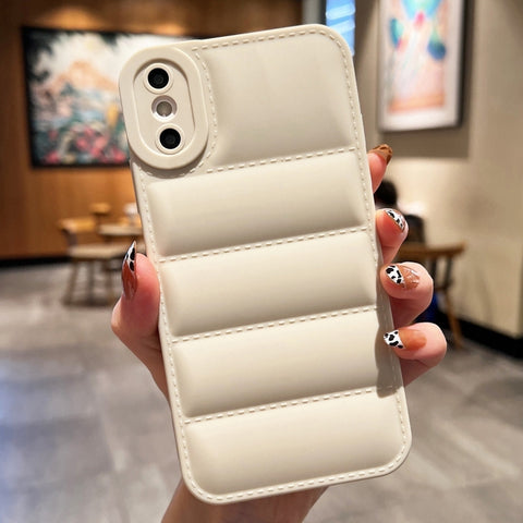 Eiderdown Airbag Frosted TPU Phone Case, For iPhone 12 Pro, For iPhone 11 Pro Max, For iPhone 11, For iPhone 11 Pro, For iPhone XS / X, For iPhone XR, For iPhone XS Max, For iPhone 8 Plus / 7 Plus