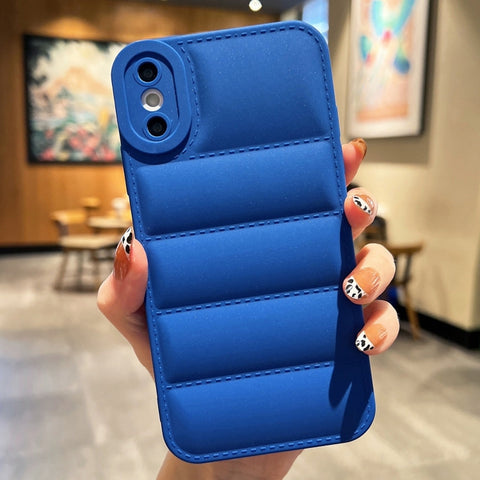 Eiderdown Airbag Frosted TPU Phone Case, For iPhone 12 Pro, For iPhone 11 Pro Max, For iPhone 11, For iPhone 11 Pro, For iPhone XS / X, For iPhone XR, For iPhone XS Max, For iPhone 8 Plus / 7 Plus