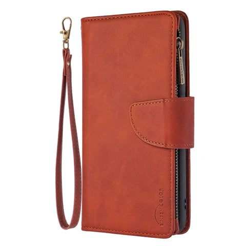 Skin Feel Detachable Magnetic Zipper Horizontal Flip PU Leather Case with Multi-Card Slots & Holder & Wallet & Photo Frame & Lanyard, For Samsung Galaxy S20+, For Samsung Galaxy S20 Ultra, For Samsung Galaxy S20