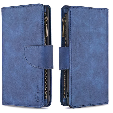 Skin Feel Detachable Magnetic Zipper Horizontal Flip PU Leather Case with Multi-Card Slots & Holder & Wallet & Photo Frame & Lanyard, For Samsung Galaxy S20+, For Samsung Galaxy S20 Ultra, For Samsung Galaxy S20