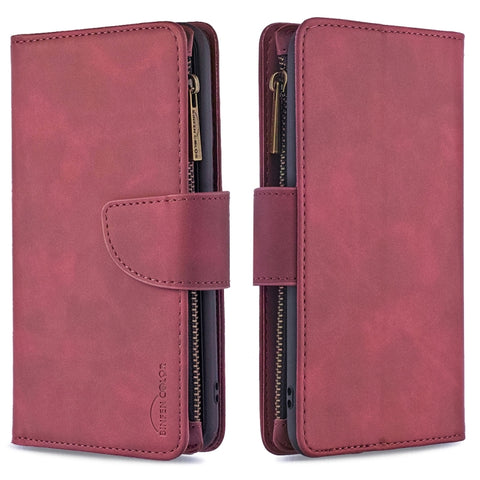Skin Feel Detachable Magnetic Zipper Horizontal Flip PU Leather Case with Multi-Card Slots & Holder & Wallet & Photo Frame & Lanyard, For Samsung Galaxy S20+, For Samsung Galaxy S20 Ultra, For Samsung Galaxy S20