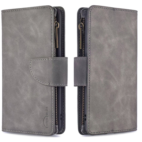 Skin Feel Detachable Magnetic Zipper Horizontal Flip PU Leather Case with Multi-Card Slots & Holder & Wallet & Photo Frame & Lanyard, For Samsung Galaxy S20+, For Samsung Galaxy S20 Ultra, For Samsung Galaxy S20