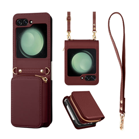 Multifunctional Card Bag Phone Case, For Samsung Galaxy Z Fold5, For Samsung Galaxy Z Flip5