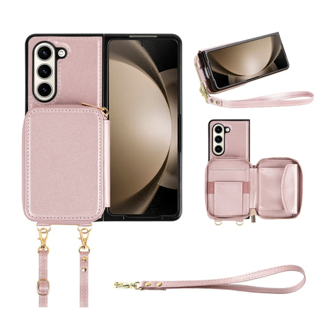 Multifunctional Card Bag Phone Case, For Samsung Galaxy Z Fold5, For Samsung Galaxy Z Flip5