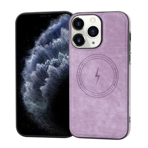 Side PU Hybrid TPU Magsafe Phone Case, For iPhone 11, For iPhone 11 Pro, For iPhone XR, For iPhone XS Max, For iPhone XS /X, For iPhone 8 Plus / 7 Plus