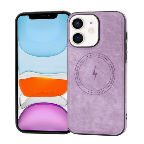 Side PU Hybrid TPU Magsafe Phone Case, For iPhone 11, For iPhone 11 Pro, For iPhone XR, For iPhone XS Max, For iPhone XS /X, For iPhone 8 Plus / 7 Plus