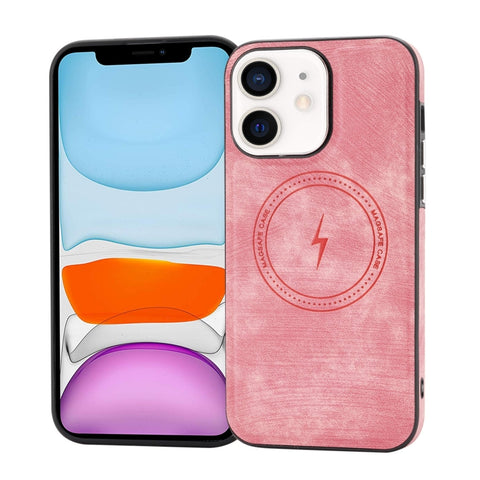 Side PU Hybrid TPU Magsafe Phone Case, For iPhone 11, For iPhone 11 Pro, For iPhone XR, For iPhone XS Max, For iPhone XS /X, For iPhone 8 Plus / 7 Plus