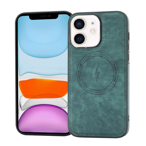 Side PU Hybrid TPU Magsafe Phone Case, For iPhone 11, For iPhone 11 Pro, For iPhone XR, For iPhone XS Max, For iPhone XS /X, For iPhone 8 Plus / 7 Plus