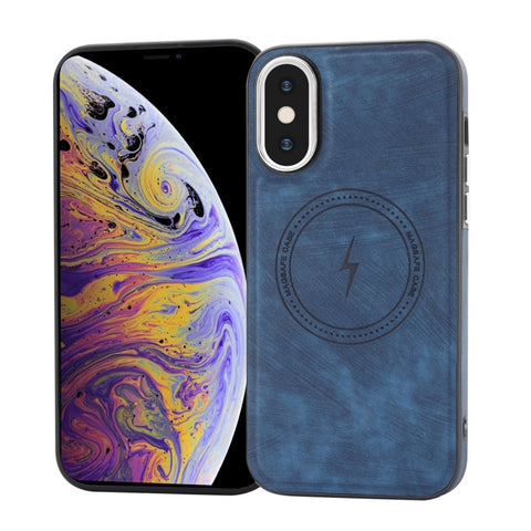 Side PU Hybrid TPU Magsafe Phone Case, For iPhone 11, For iPhone 11 Pro, For iPhone XR, For iPhone XS Max, For iPhone XS /X, For iPhone 8 Plus / 7 Plus