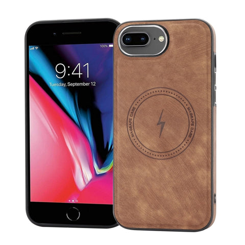 Side PU Hybrid TPU Magsafe Phone Case, For iPhone 11, For iPhone 11 Pro, For iPhone XR, For iPhone XS Max, For iPhone XS /X, For iPhone 8 Plus / 7 Plus