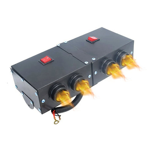 Car 500W High-power Electric Heater Defroster, 12V 2-hole, 24V 2-hole, 12V 4-hole, 24V 4-hole, 12V Classic 2-hole 600W