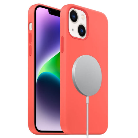 Liquid Silicone Full Coverage MagSafe Phone Case, For iPhone 15 Plus, For iPhone 15, For iPhone 14 Plus, For iPhone 14, For iPhone 14 Pro, For iPhone 14 Pro Max