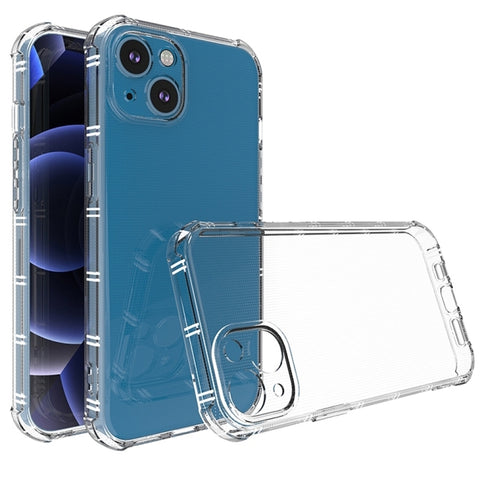 Straight Side Dual Bone Anti-fall TPU Phone Case, For iPhone 15 Pro Max, For iPhone 15 Pro, For iPhone 15 Plus, For iPhone 15
