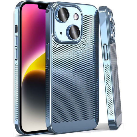 Fine Mesh Cooling Phone Case, For iPhone 15 Pro Max, For iPhone 15 Pro, For iPhone 15 Plus, For iPhone 15, For iPhone 14 Plus, For iPhone 14, For iPhone 14 Pro, For iPhone 14 Pro Max