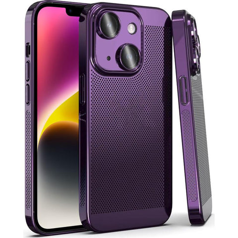Fine Mesh Cooling Phone Case, For iPhone 15 Pro Max, For iPhone 15 Pro, For iPhone 15 Plus, For iPhone 15, For iPhone 14 Plus, For iPhone 14, For iPhone 14 Pro, For iPhone 14 Pro Max