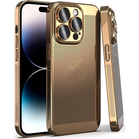 Fine Mesh Cooling Phone Case, For iPhone 15 Pro Max, For iPhone 15 Pro, For iPhone 15 Plus, For iPhone 15, For iPhone 14 Plus, For iPhone 14, For iPhone 14 Pro, For iPhone 14 Pro Max