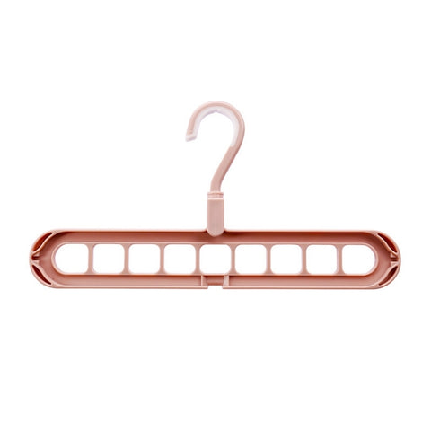 Multifunctional Magic Nine-hole Clothes Hanger, Random Color