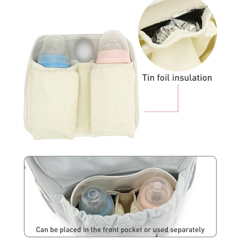 Multifunctional Mommy Bag Large Capacity Outgoing Baby Care Backpack, Grey, Blue, Black, Pink, Cartoon Bear, Classic Grey, Classic Black, Classic Blue
