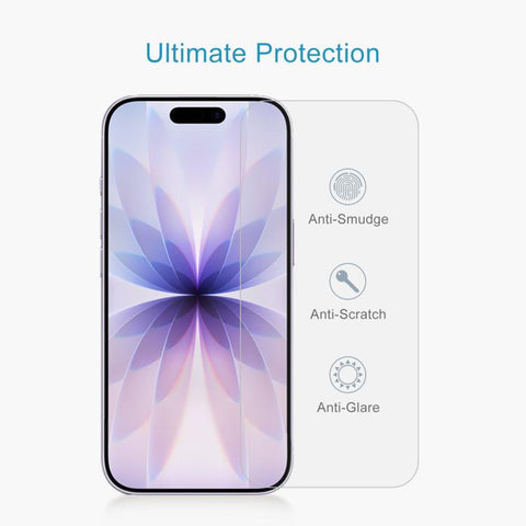 10pcs 0.26mm 9H 2.5D Tempered Glass Film, For iPhone 18 Pro / 17 / 17 Pro, For iPhone 18 Pro Max / 17 Pro Max, For iPhone Air, For iPhone 16 Pro Max, For iPhone 16 Pro, For iPhone 16, For iPhone 16 Plus, For iPhone 15 Plus / 15 Pro Max                 ...