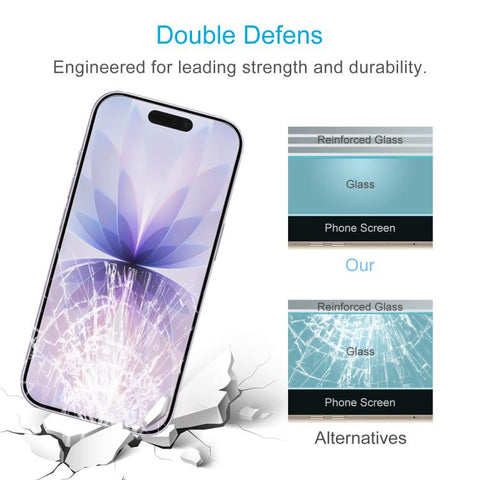 10pcs 0.26mm 9H 2.5D Tempered Glass Film, For iPhone 18 Pro / 17 / 17 Pro, For iPhone 18 Pro Max / 17 Pro Max, For iPhone Air, For iPhone 16 Pro Max, For iPhone 16 Pro, For iPhone 16, For iPhone 16 Plus, For iPhone 15 Plus / 15 Pro Max                 ...