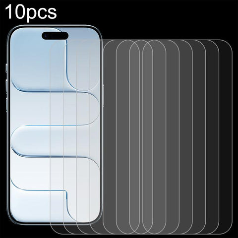 10pcs 0.26mm 9H 2.5D Tempered Glass Film, For iPhone 18 Pro / 17 / 17 Pro, For iPhone 18 Pro Max / 17 Pro Max, For iPhone Air, For iPhone 16 Pro Max, For iPhone 16 Pro, For iPhone 16, For iPhone 16 Plus, For iPhone 15 Plus / 15 Pro Max                 ...