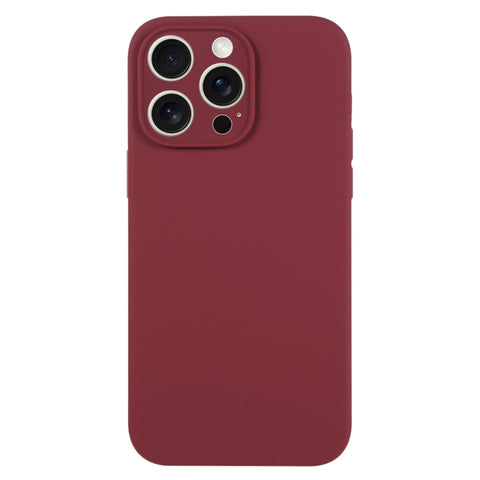 Pure Color Liquid Silicone Fine Pore Phone Case, For iPhone 15 Pro Max