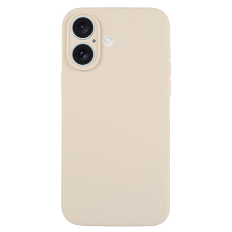Pure Color Liquid Silicone Fine Pore Phone Case, For iPhone 16