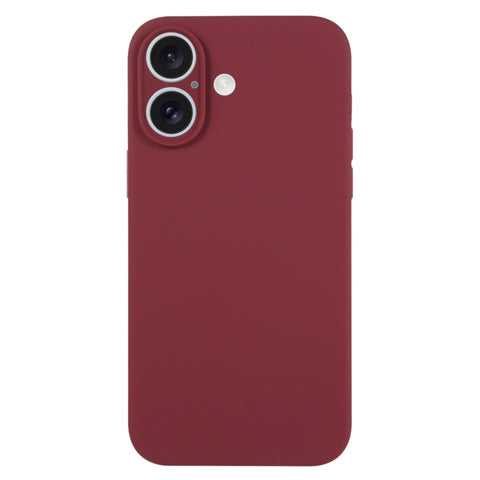 Pure Color Liquid Silicone Fine Pore Phone Case, For iPhone 16