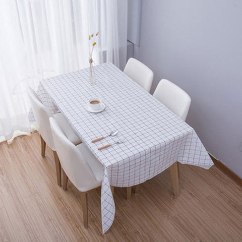 Home Tablecloth No-wash PVC Coffee Table Cloth, 137x90cm, 137x137cm, 137x152cm, 137x180cm