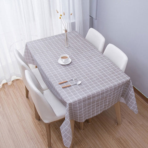 Home Tablecloth No-wash PVC Coffee Table Cloth, 137x90cm, 137x137cm, 137x152cm, 137x180cm