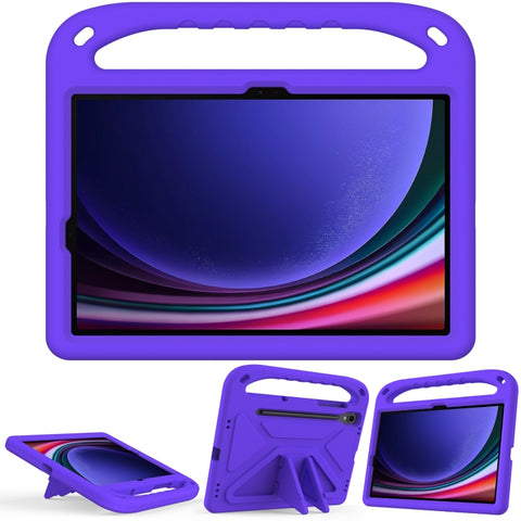 Handle EVA Shockproof Tablet Case with Holder, For Samsung Galaxy Tab Tab A11+ / A9+, For Samsung Galaxy Tab Tab A11 / A9, For Samsung Galaxy Tab S10 FE+, For Samsung Galaxy Tab S9, For Samsung Galaxy Tab S9+