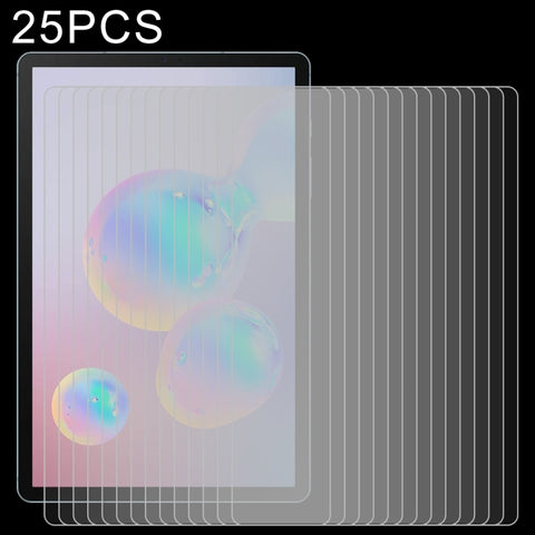 25pcs 9H HD Explosion-proof Tempered Glass Film, For Samsung Galaxy Tab S10 FE / S7, For Samsung Galaxy Tab S7+ / S9 FE+, For BBK S5 Pro