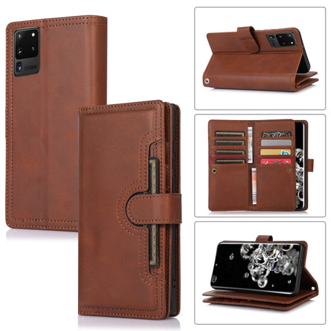 Wristband Card Slot Leather Phone Case, For Samsung Galaxy S20 Ultra, For Samsung Galaxy S20, For Samsung Galaxy S20+