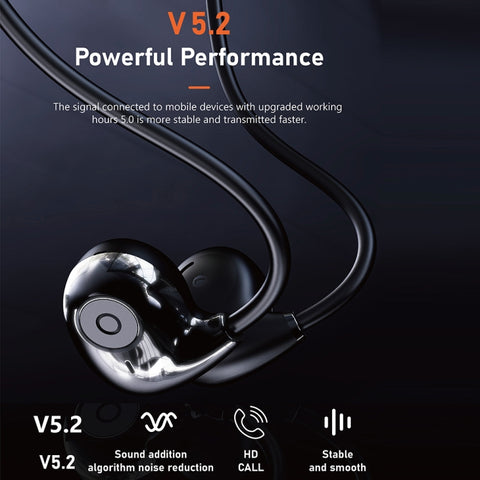 Hileo Hi72 Wireless Bluetooth Hanging Neck Earphone, Hi72