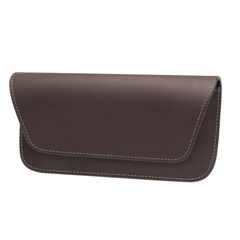 3064 Napa Texture Leather Car Glasses Storage Bag, 3064 (Olive Green), 3064 (Black), 3064 (Grey), 3064 (Brown)