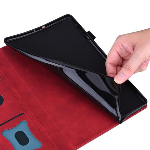 Splicing Shockproof Leather Tablet Case, For Galaxy Tab S12+, For Galaxy Tab S12 Utra / S11 Ultra / S10 Ultra, For Galaxy Tab S10 FE+, For Galaxy Tab S9 FE+, For Galaxy Tab S9 FE, For Galaxy Tab A9+ / A11+, For Galaxy Tab A9 / A11