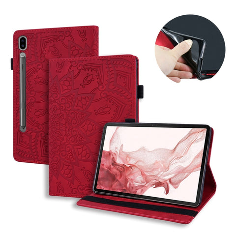 Calf Texture Embossed Leather Tablet Case, For Galaxy Tab S12+, For Galaxy Tab S12 Utra /S11 Ultra /S10 Ultra, For Galaxy Tab A11+ / A9+, For Galaxy Tab A11 / A9, For Galaxy Tab S11 / S10 / S9 FE, For Galaxy Tab S10 Lite / S10 FE, For Galaxy Tab S11   ...