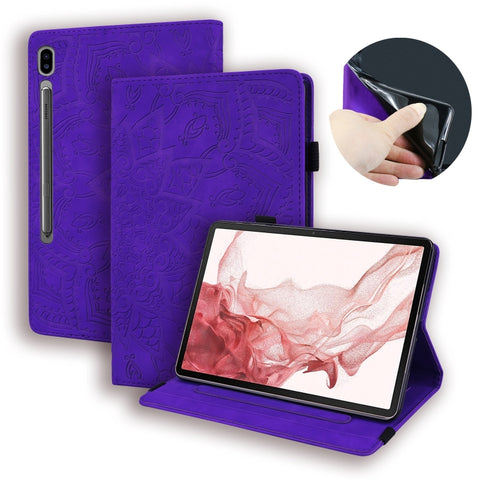 Calf Texture Embossed Leather Tablet Case, For Galaxy Tab S12+, For Galaxy Tab S12 Utra /S11 Ultra /S10 Ultra, For Galaxy Tab A11+ / A9+, For Galaxy Tab A11 / A9, For Galaxy Tab S11 / S10 / S9 FE, For Galaxy Tab S10 Lite / S10 FE, For Galaxy Tab S11   ...